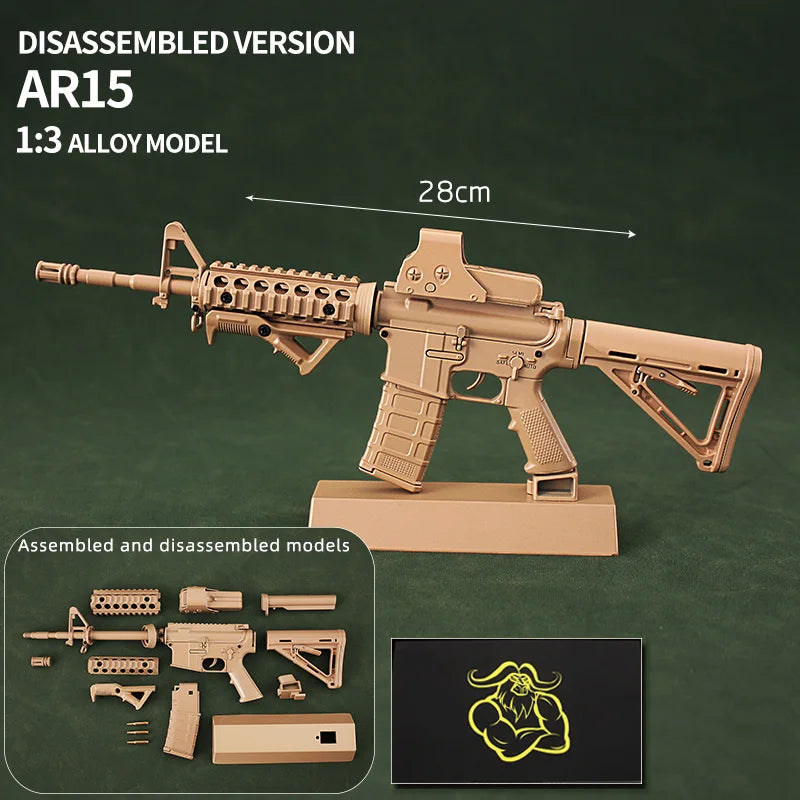 AR-15 Coyote Miniature Gun Model