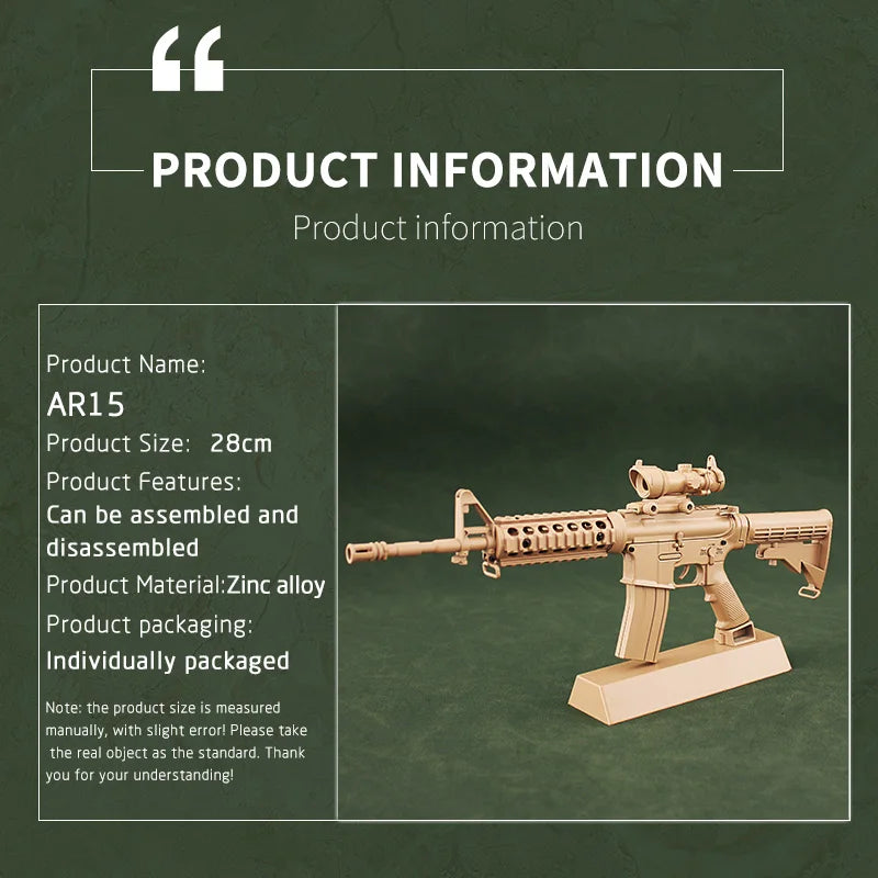 AR-15 Coyote Miniature Gun Model