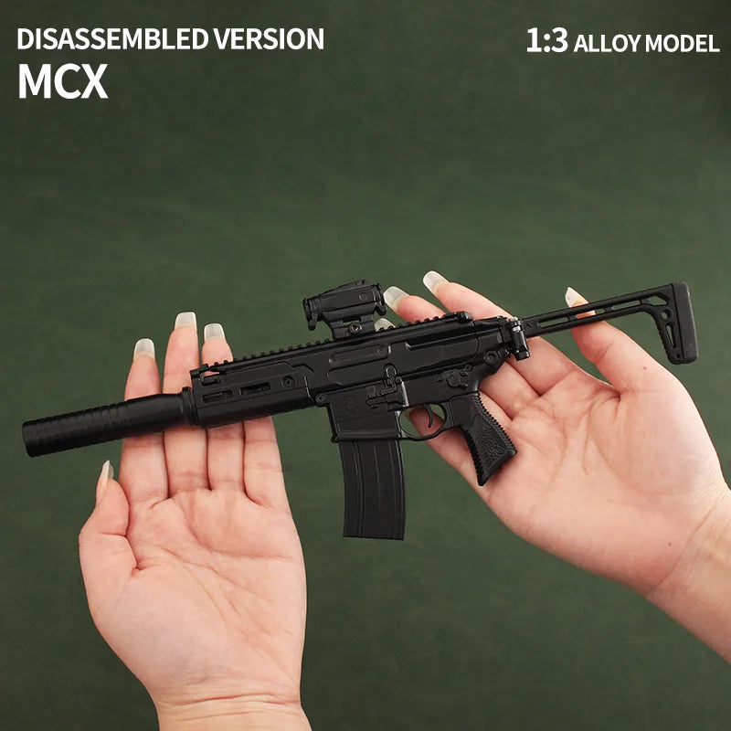 AR-18 Black Miniature Gun Model