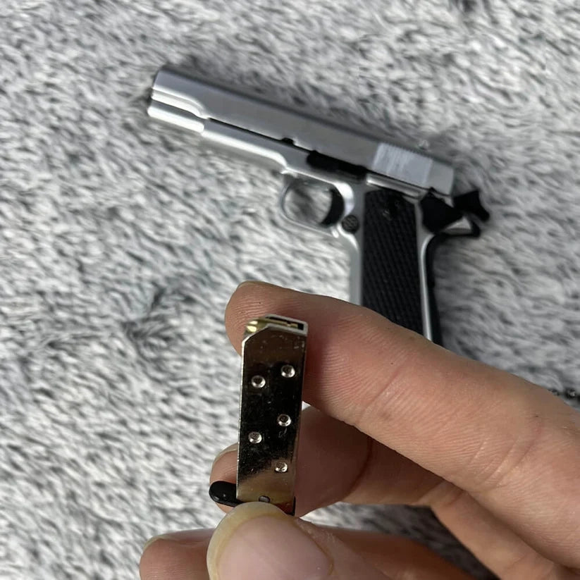 1911 Matt silver Miniature Replica Gun