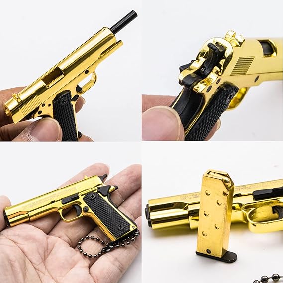 1911 Gold Miniature Replica Gun