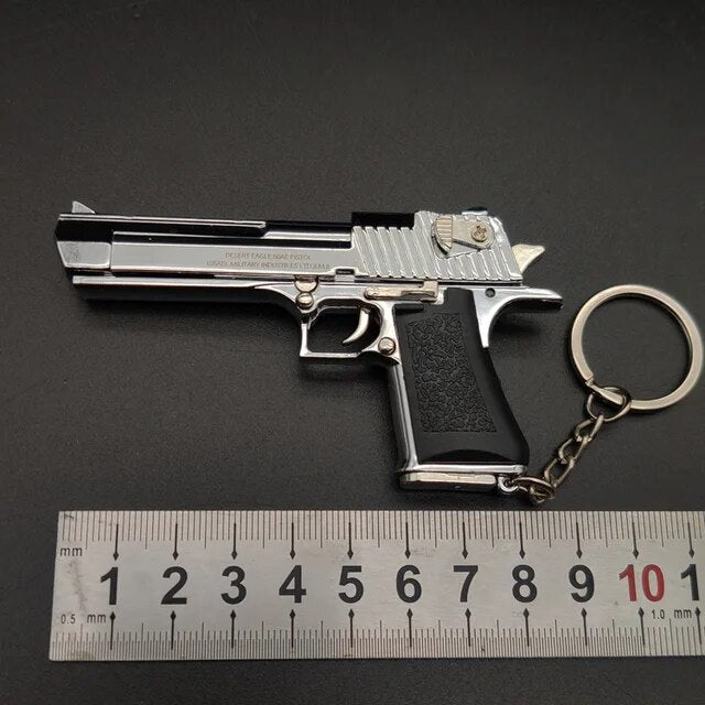 Desert Eagle Silver Miniature Replica Gun
