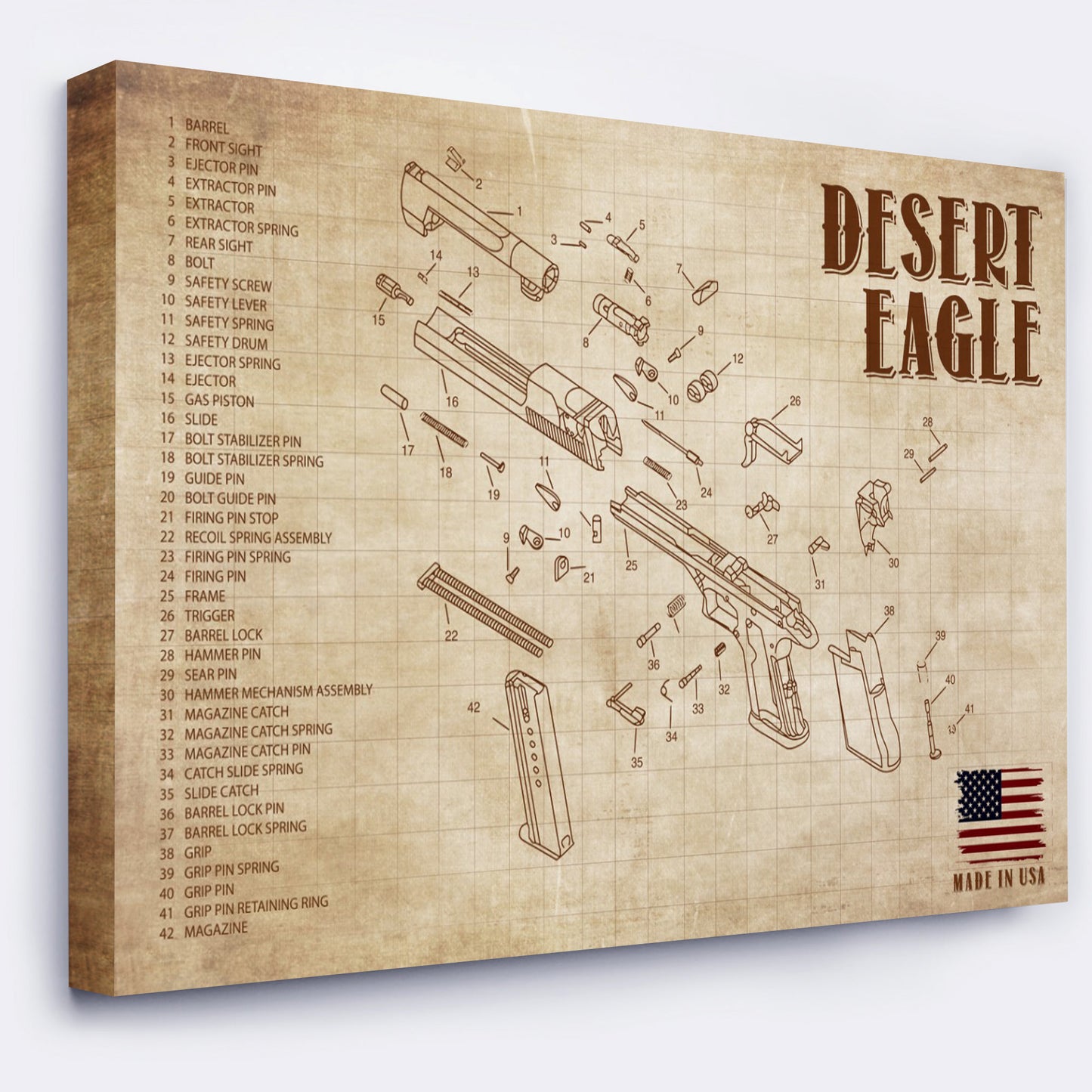 DESERT EAGLE CANVAS BROWN