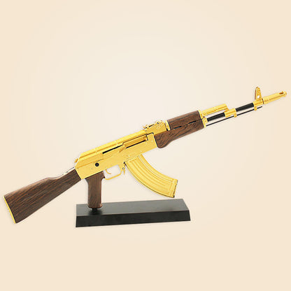 AK47 Gold Miniature Gun Model