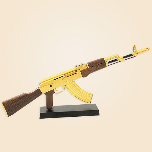 AK47 Gold Miniature Gun Model