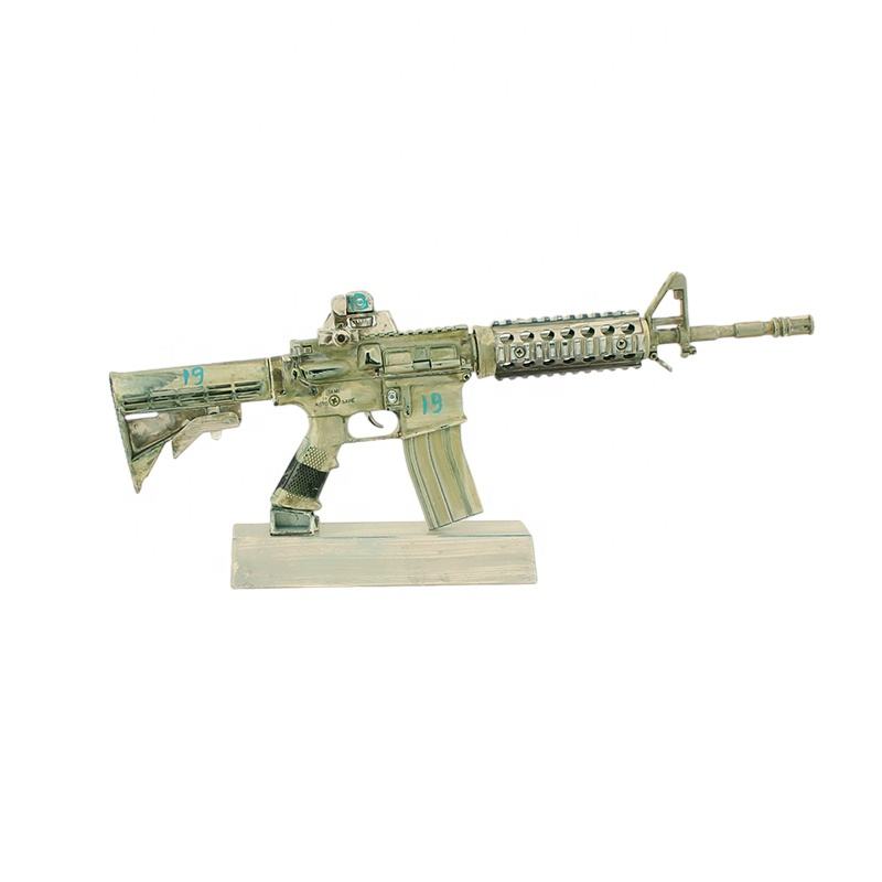 AR-15 Ghost Camouflage Miniature Gun Model