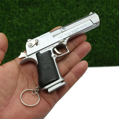 Desert Eagle Silver Miniature Replica Gun