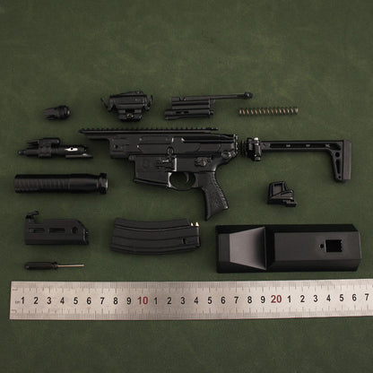 SIG MCX Rattler Black - Eject Bullet Miniature Gun Model