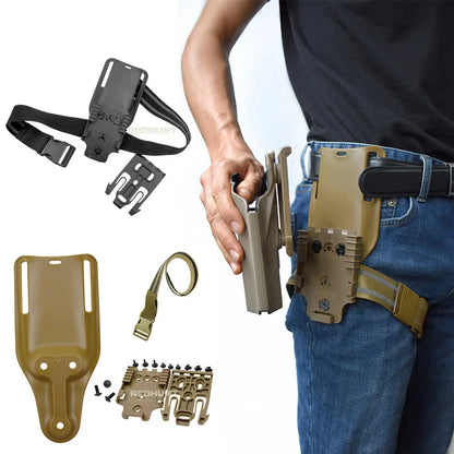 Tactical Drop Leg Strap with QLS for Glock 17 M9 - Holster Adapter Gear