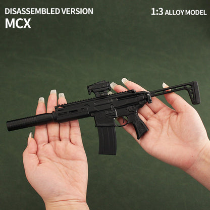 SIG MCX Rattler Black - Eject Bullet Miniature Gun Model