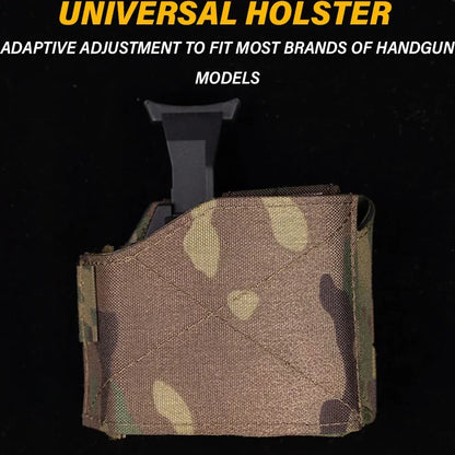 Tactical Nylon Universal Right Hand Gun Holster - Adjustable Hunting Gear