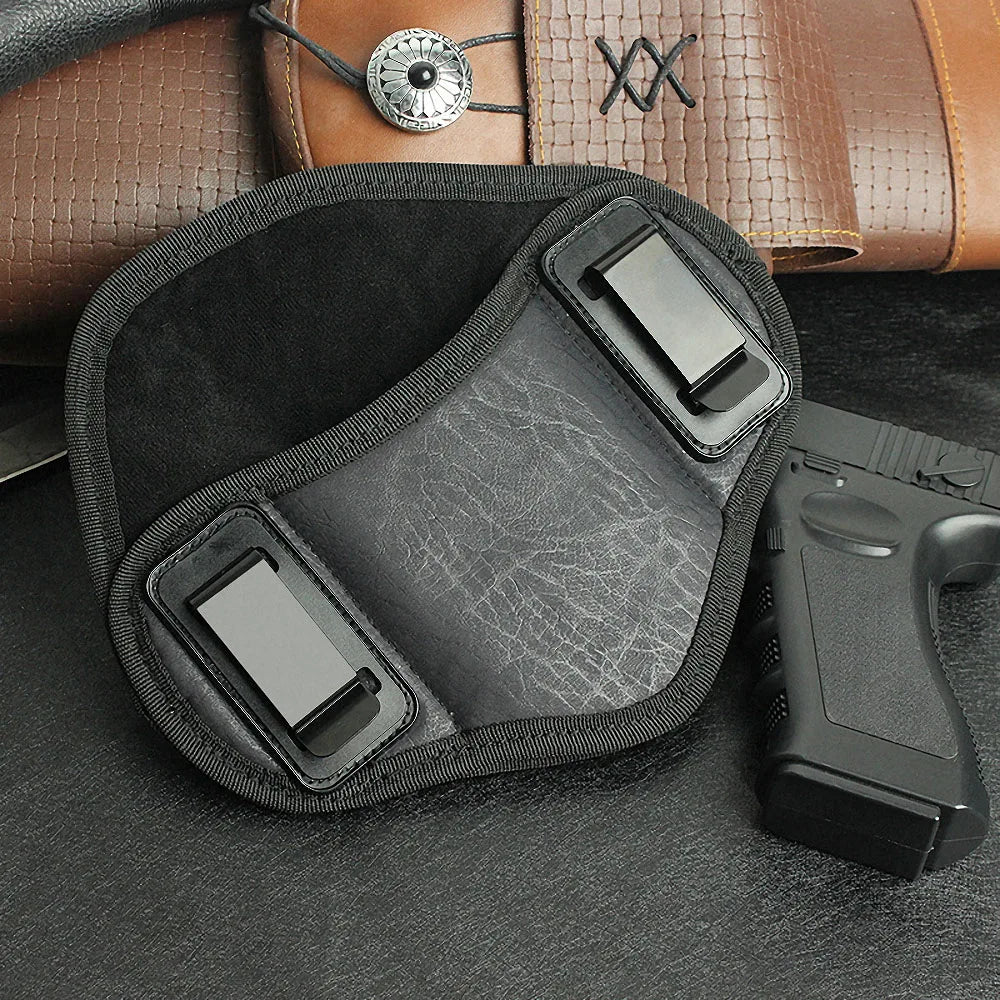 Tactical PU Leather Concealed Gun Holster for Glock, Sig, Beretta, Kahr