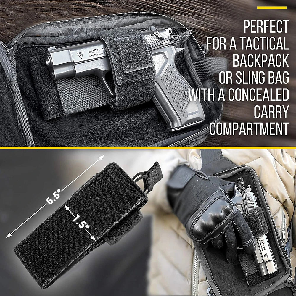 Universal Concealed Carry Gun Holster for Men, Women - Car & Home Use