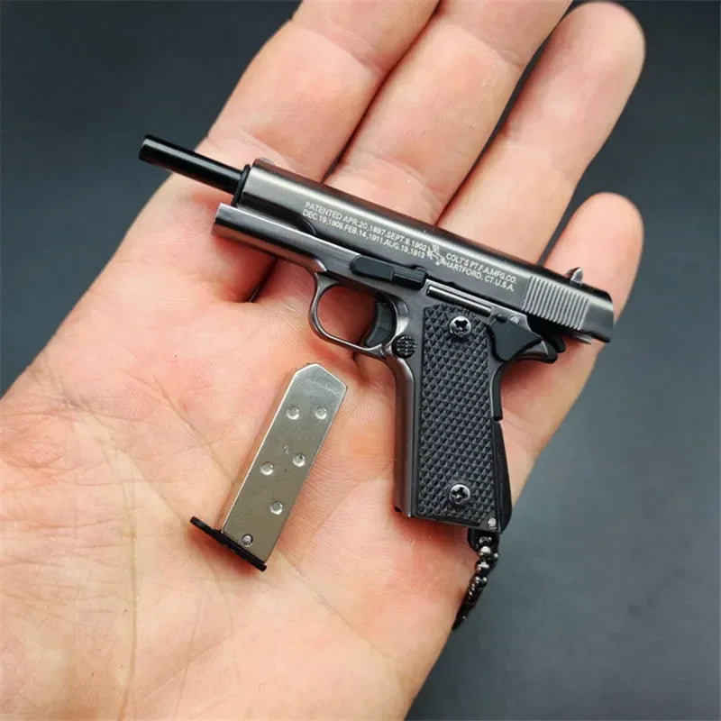 1911 Grey Black Miniature Replica Gun