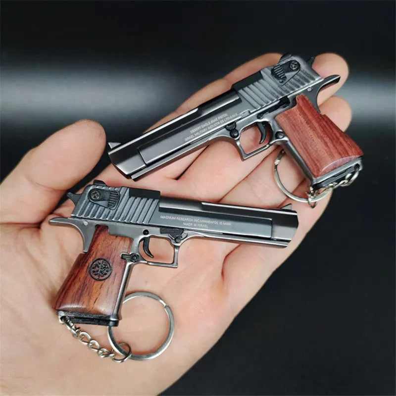 Desert Eagle Wood Handle Miniature Replica Gun