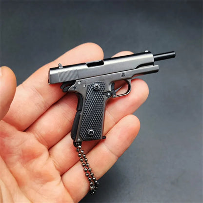 1911 Dark Silver Miniature Replica Gun