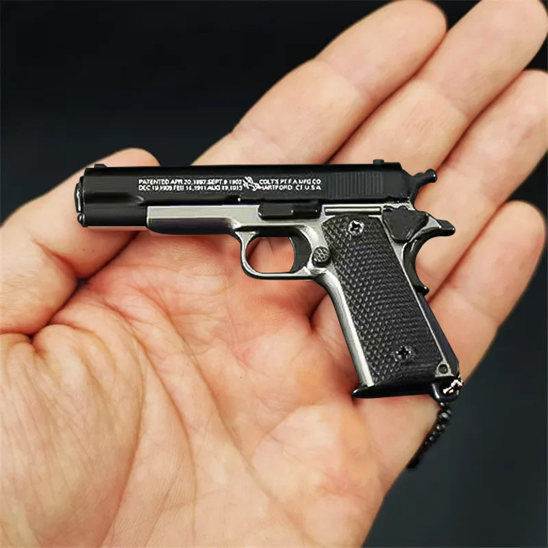 1911 Grey Black Miniature Replica Gun