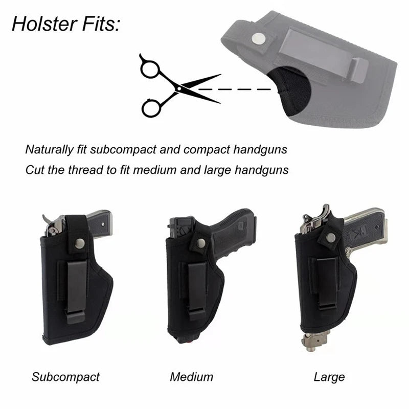 Outdoor Tactical Holster for Glock - Concealed Carry Gun Pistol Bag