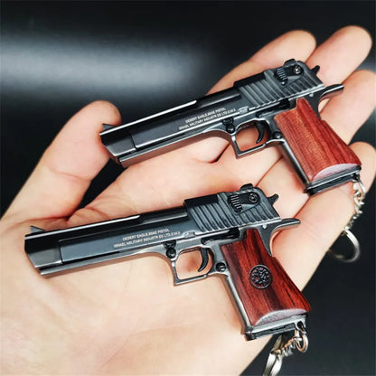 Desert Eagle Wood Handle Miniature Replica Gun