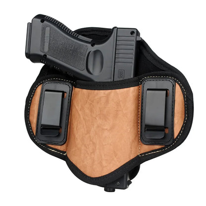 Tactical PU Leather Concealed Gun Holster for Glock, Sig, Beretta, Kahr