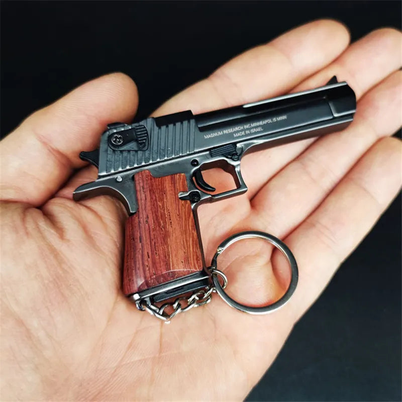 Desert Eagle Wood Handle Miniature Replica Gun