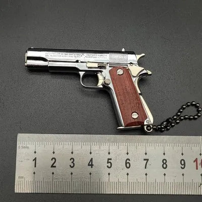 1911 Black Wood Handle Miniature Replica Gun