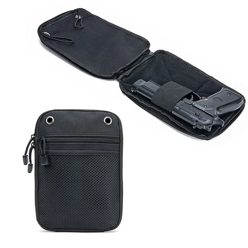 Tactical Concealed Gun Holster - Waist Fanny Pack with EDC Magazine Pouch