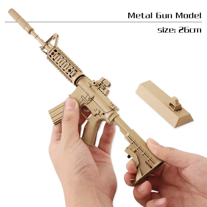 AR-15 Desert Grey Miniature Gun Model