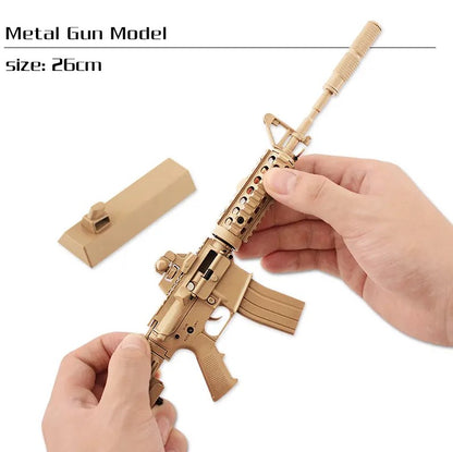 AR-15 Desert Grey Miniature Gun Model