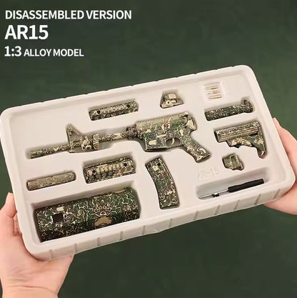 AR-15 Python Camouflage Miniature Gun Model