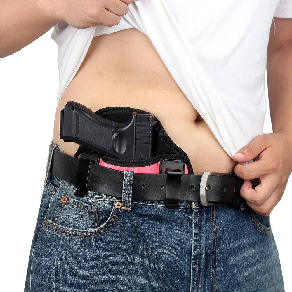 Tactical PU Leather Concealed Gun Holster for Glock, Sig, Beretta, Kahr