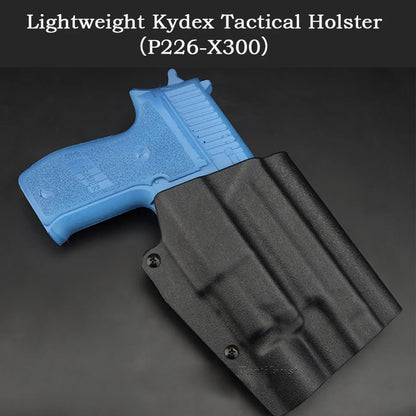 Tactical Kydex Sig Sauer P226 Holster with X300 Flashlight Adap