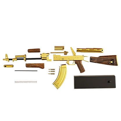 AK47 Gold Miniature Gun Model