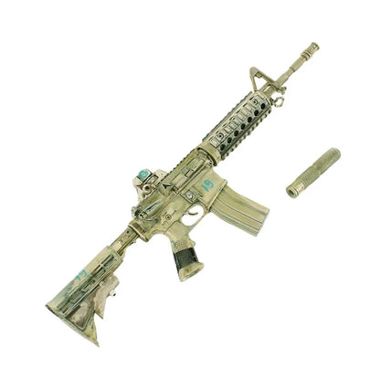 AR-15 Ghost Camouflage Miniature Gun Model