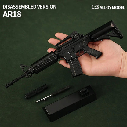 AR-18 Black Miniature Gun Model