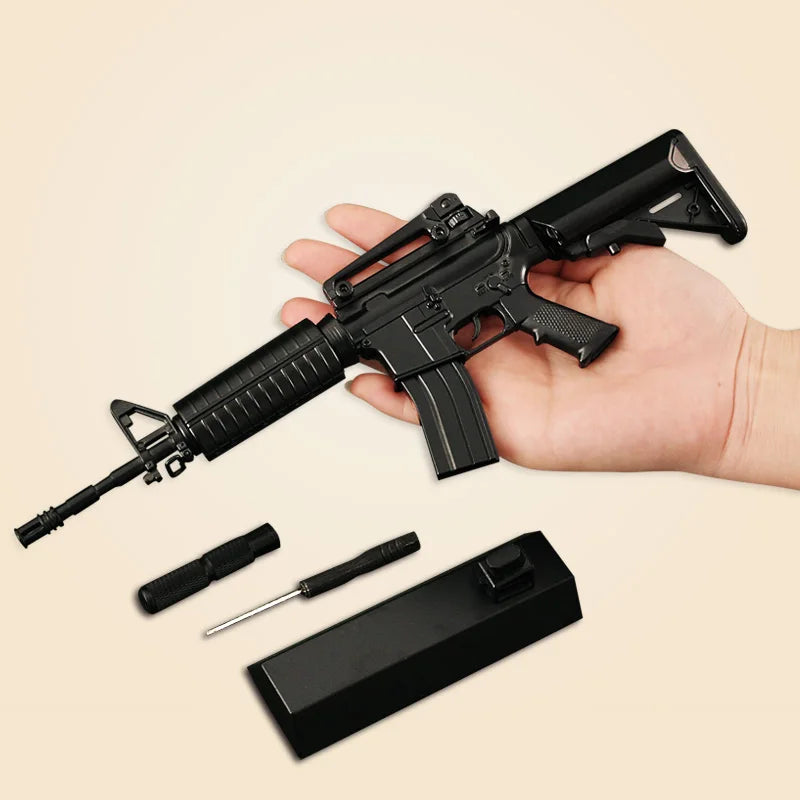 AR-18 Black Miniature Gun Model