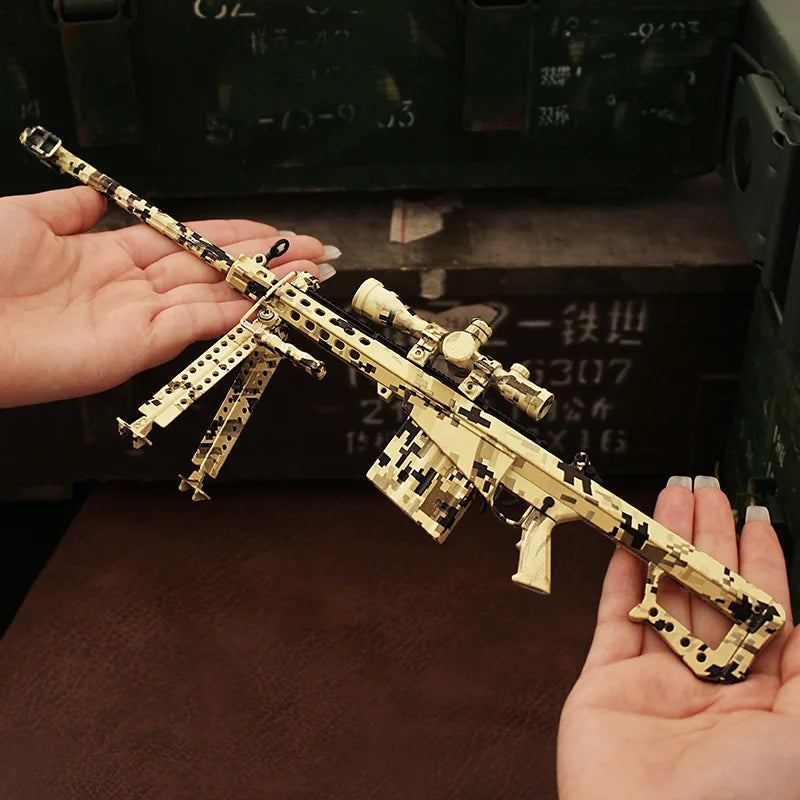 Barrett Camouflage Miniature Gun Model