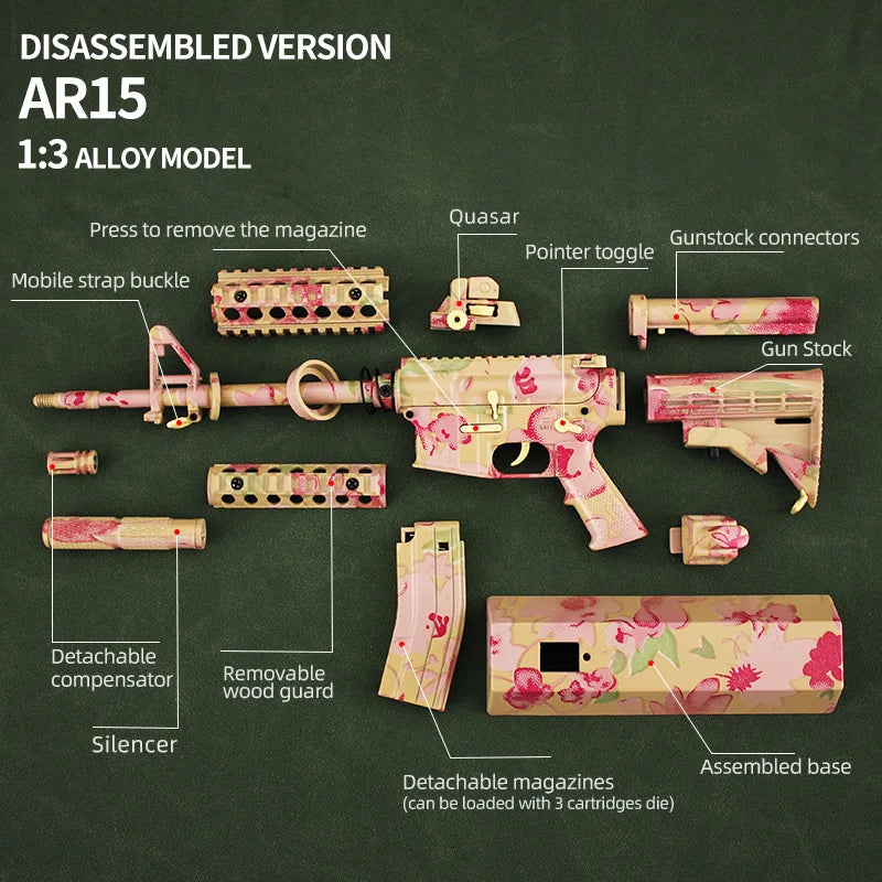 AR-15 Sakura Miniature Gun Model