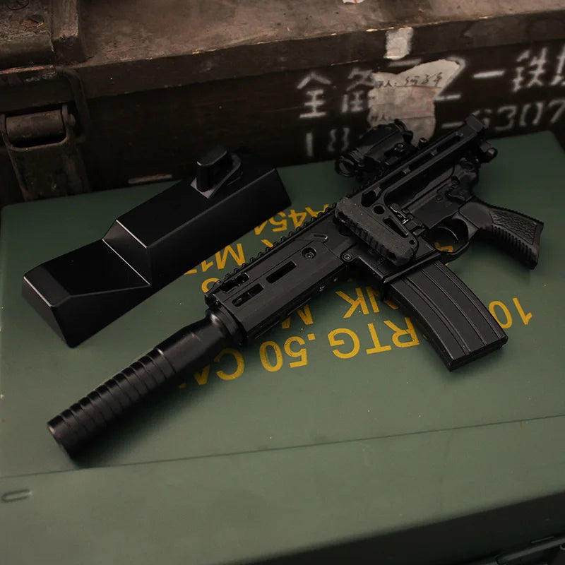 SIG MCX Rattler Black - Eject Bullet Miniature Gun Model