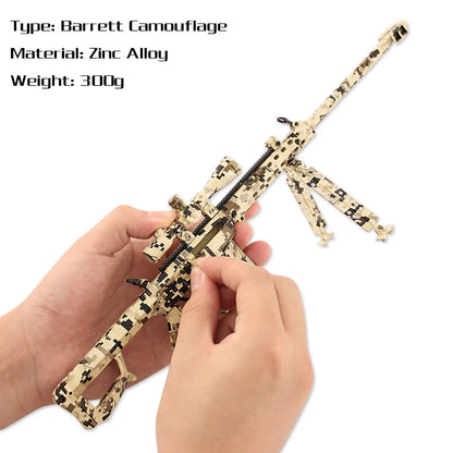 Barrett Camouflage Miniature Gun Model