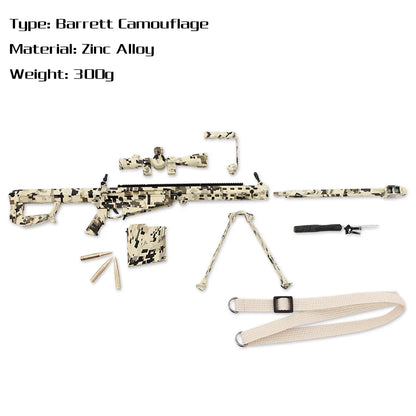 Barrett Camouflage Miniature Gun Model