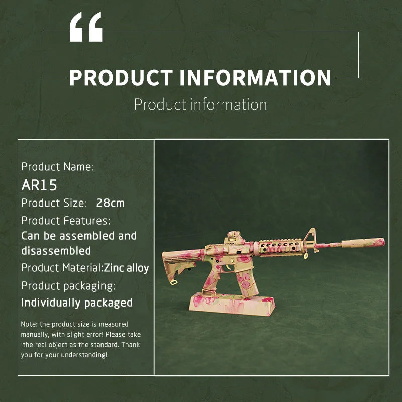 AR-15 Sakura Miniature Gun Model