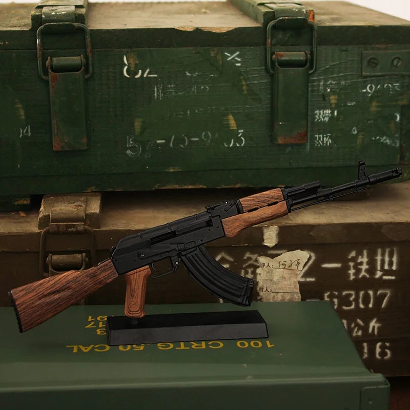 AK47 Black Miniature Gun Model