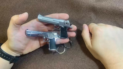 Desert Eagle Silver Miniature Replica Gun